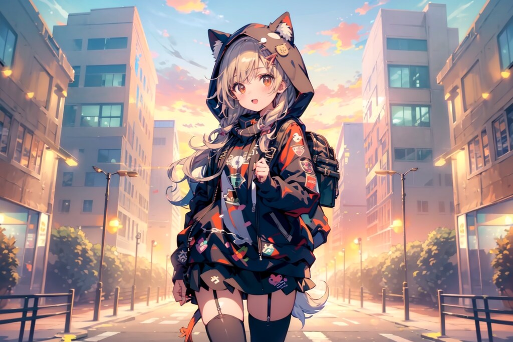 ねこみみパーカーさん