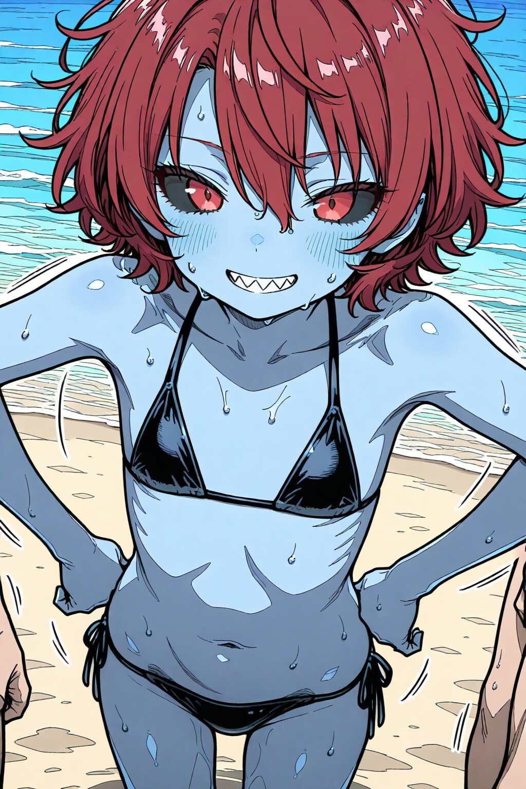 青肌女サマー化ケーション