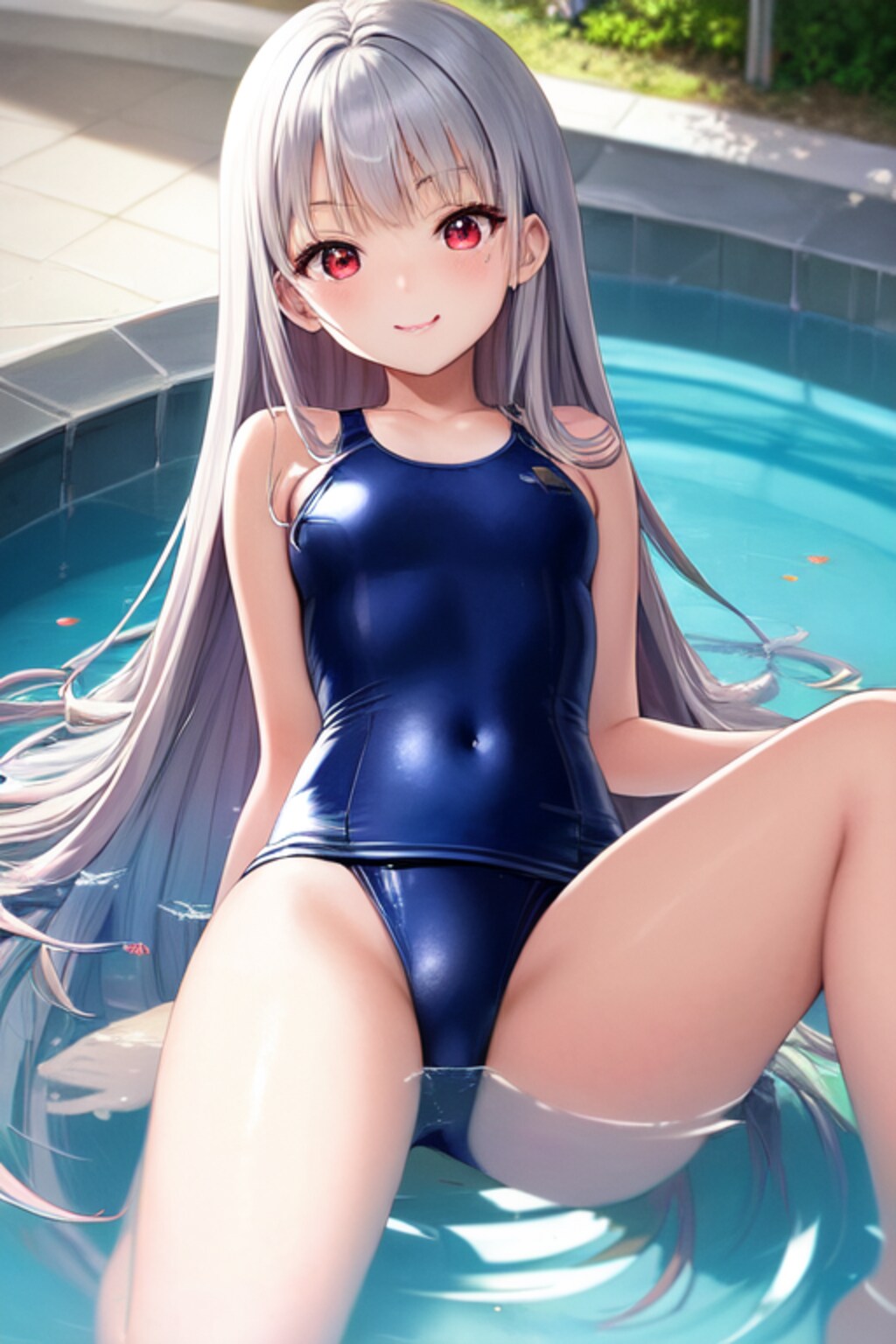 ショッピングモールの噴水