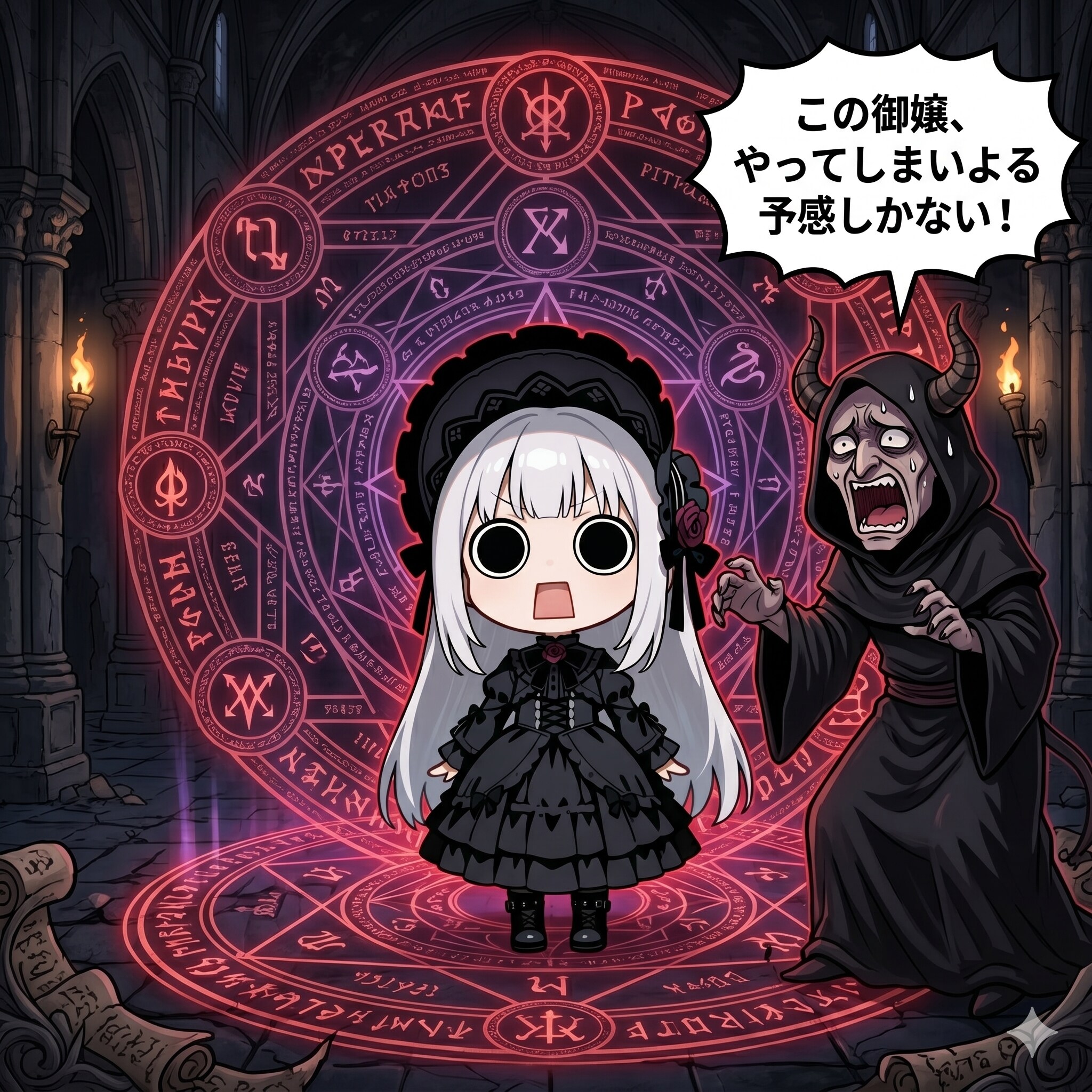 悪魔や魔物も恐れをなしてしまいよったえらいこっちゃ嬢 | の人気AIイラスト・グラビア
