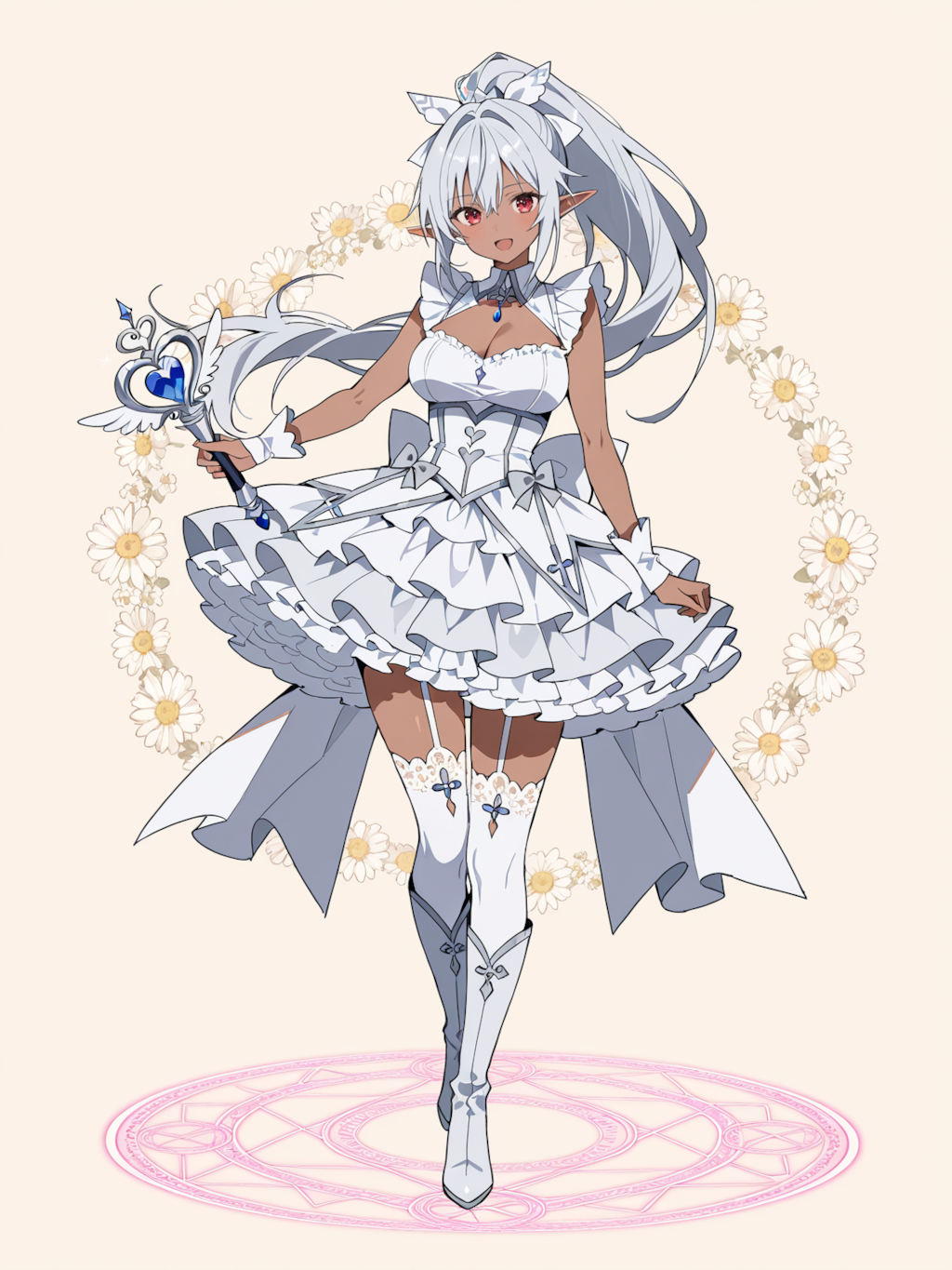 魔法少女 褐色エルフさん