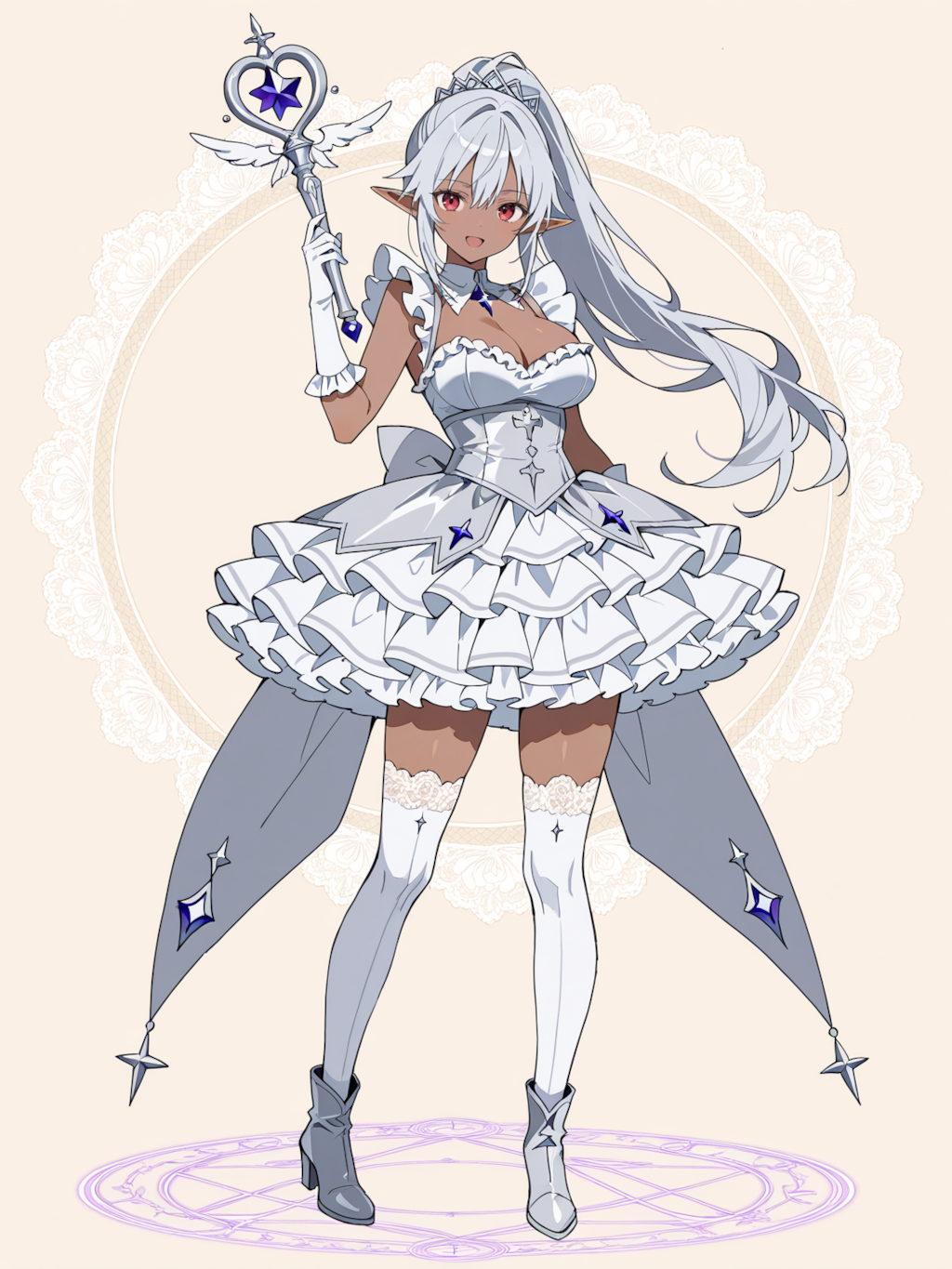 魔法少女 褐色エルフさん