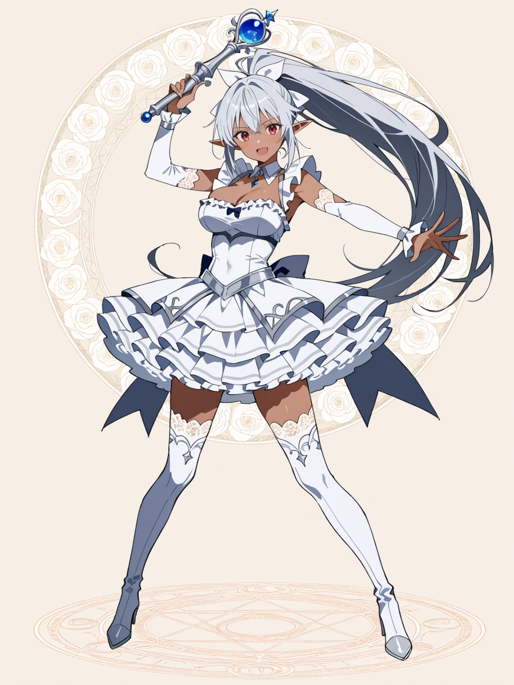 魔法少女 褐色エルフさん