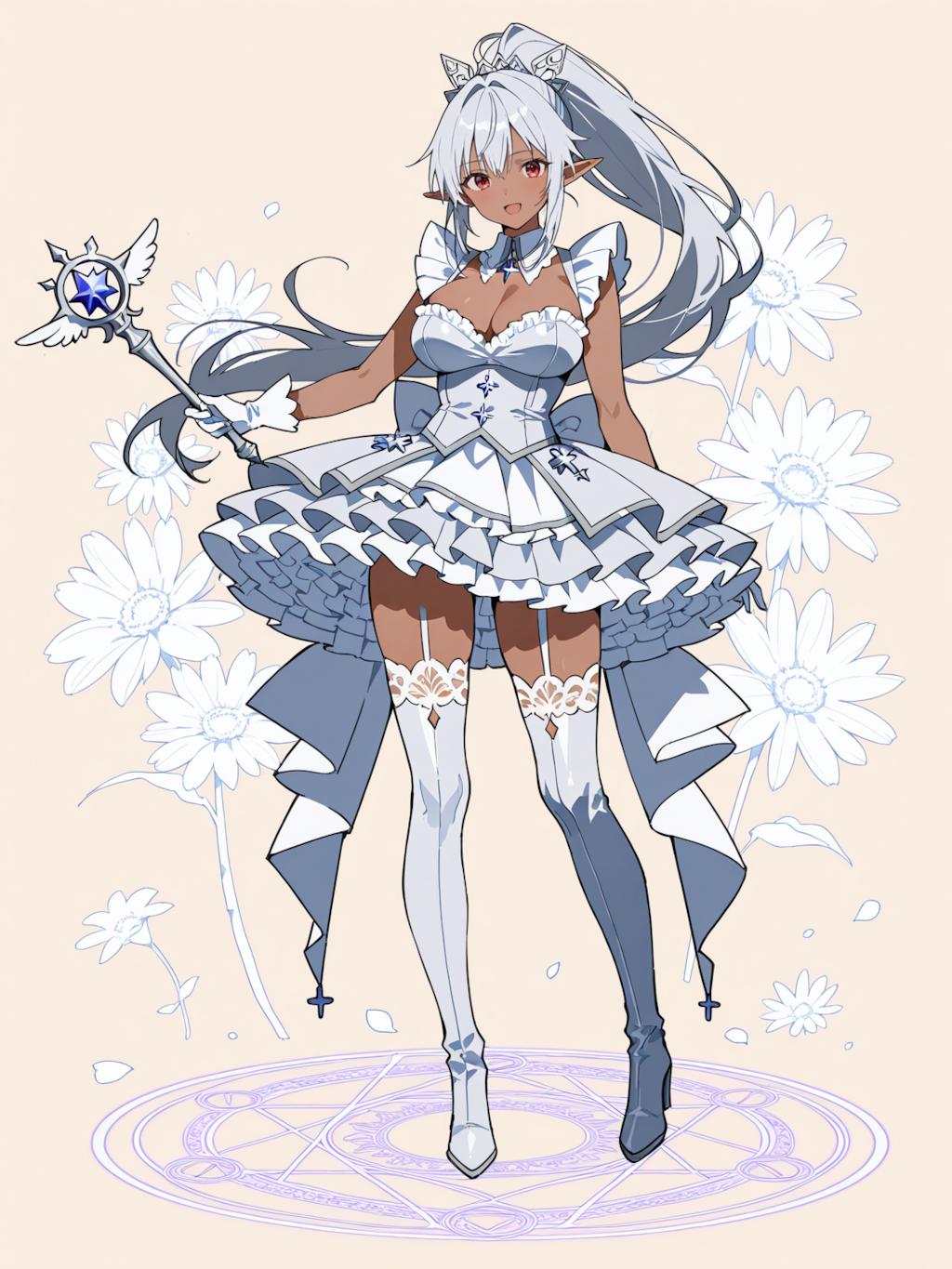 魔法少女 褐色エルフさん