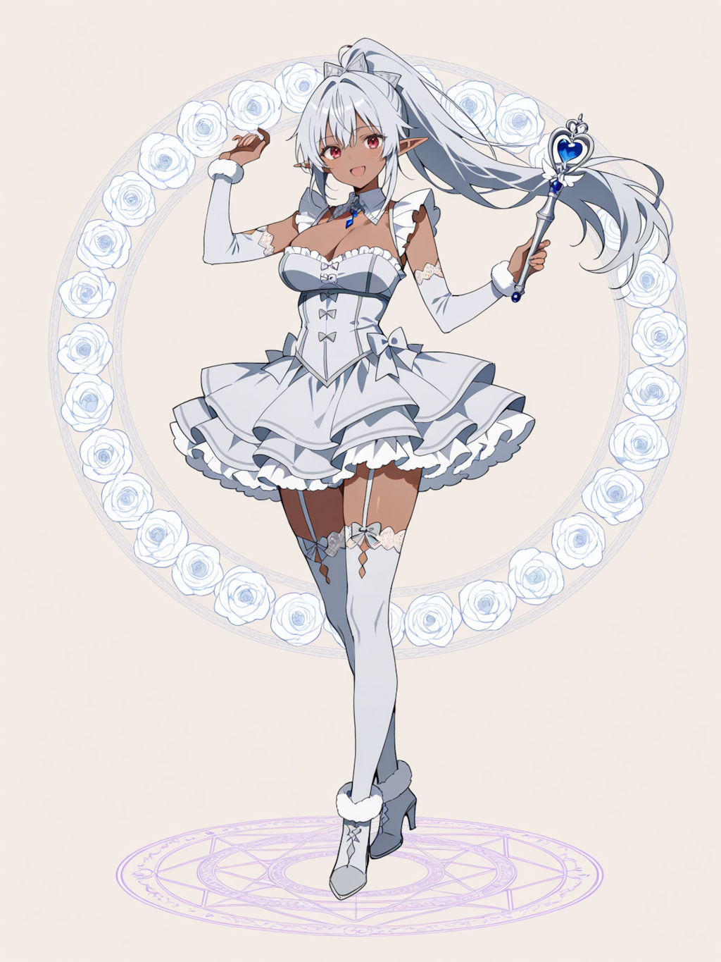 魔法少女 褐色エルフさん