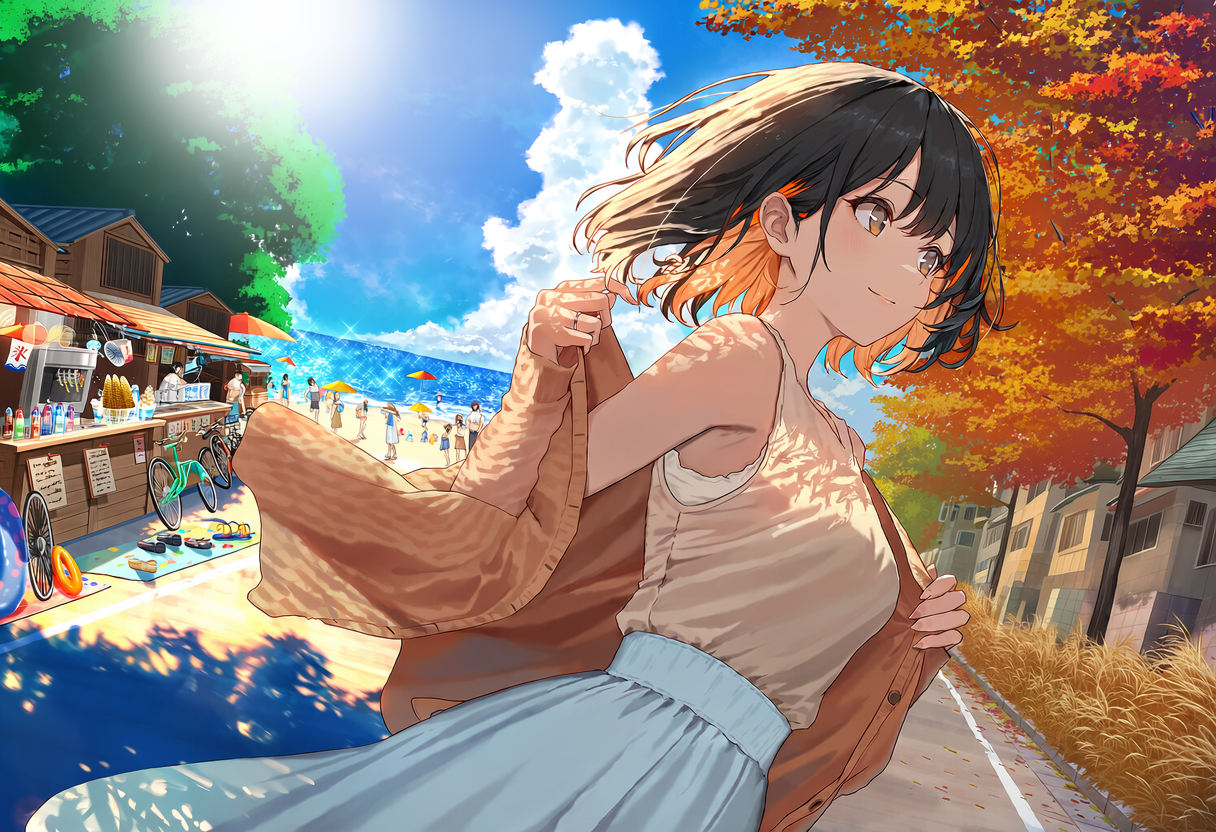 暑さ寒さも | の人気AIイラスト・グラビア
