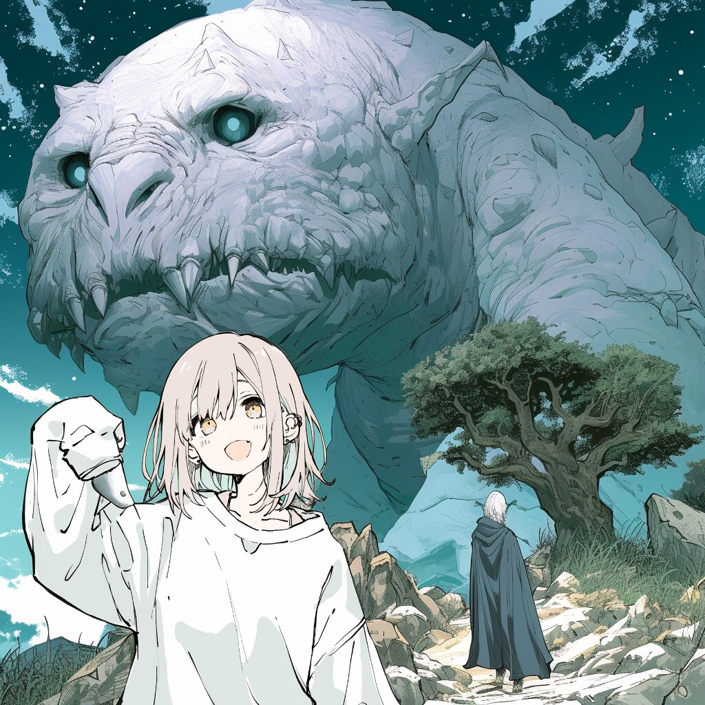 萌え袖ちゃんと宇宙猫