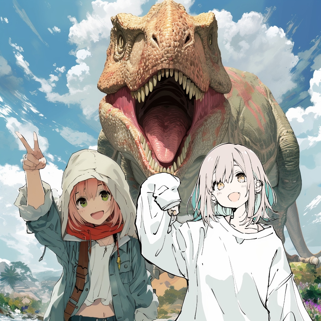 萌え袖ちゃんと宇宙猫