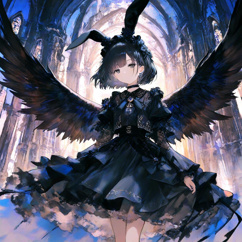 黒幕ゴスロリウィングバニー