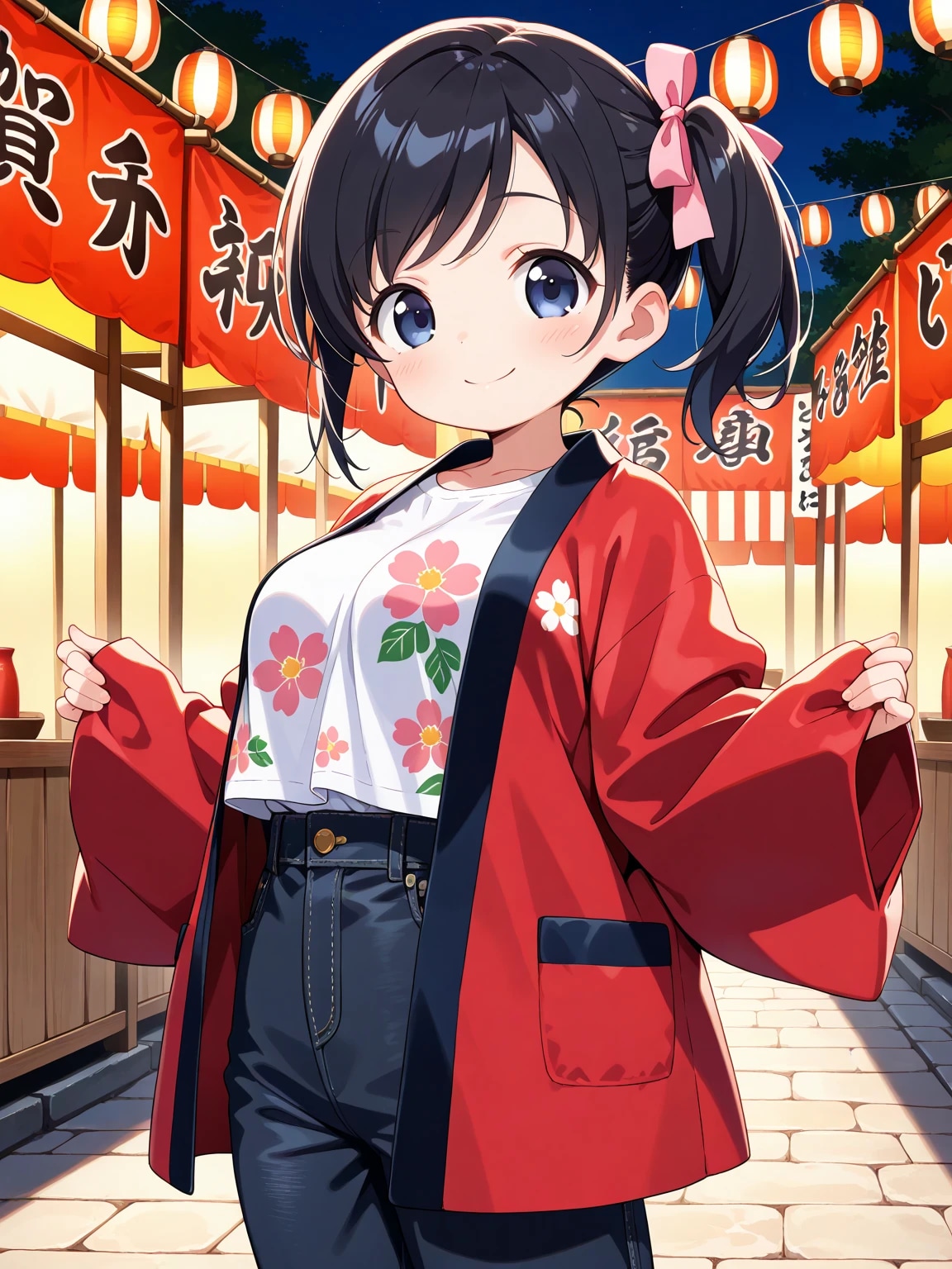 黒デニムなさやかちゃん