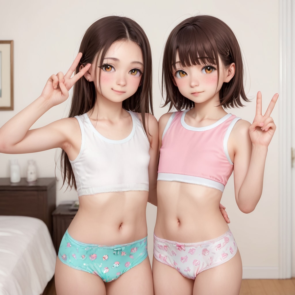下着姿で自撮り