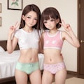 下着姿で自撮り 4枚目