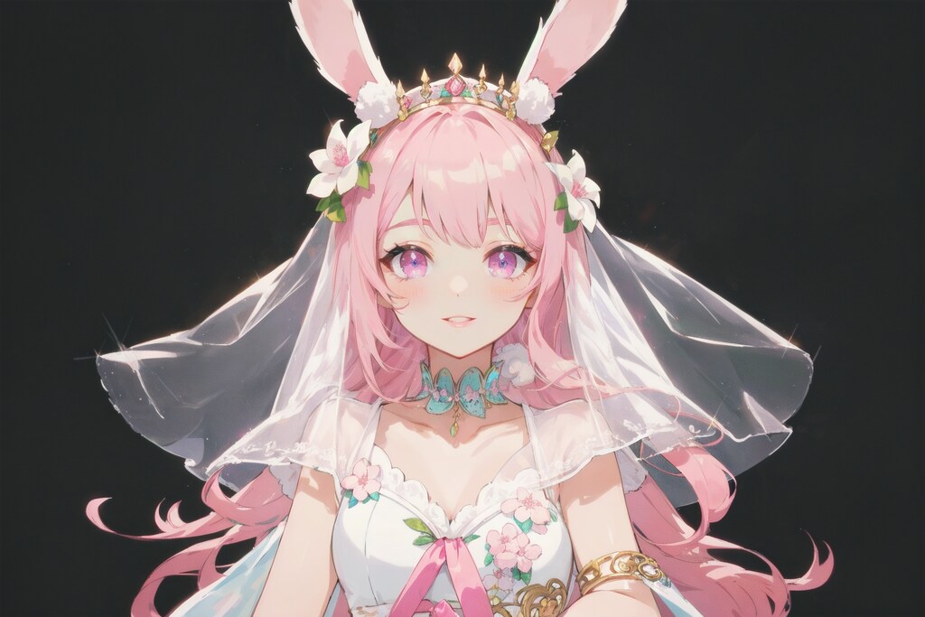 桃色ウサミミお姉さん