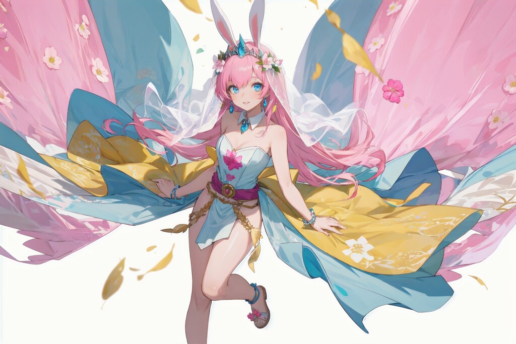 桃色ウサミミお姉さん