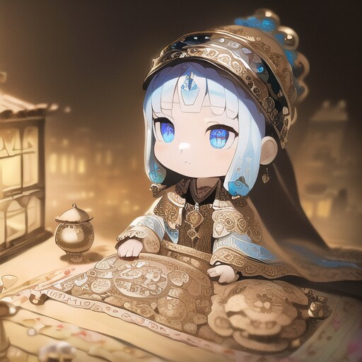 プランを考える旅商人