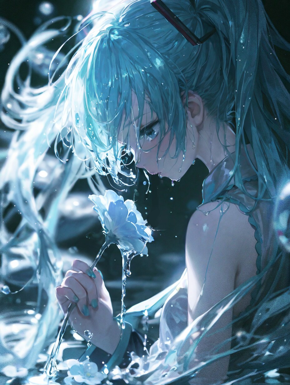 水の花 | の人気AIイラスト・グラビア