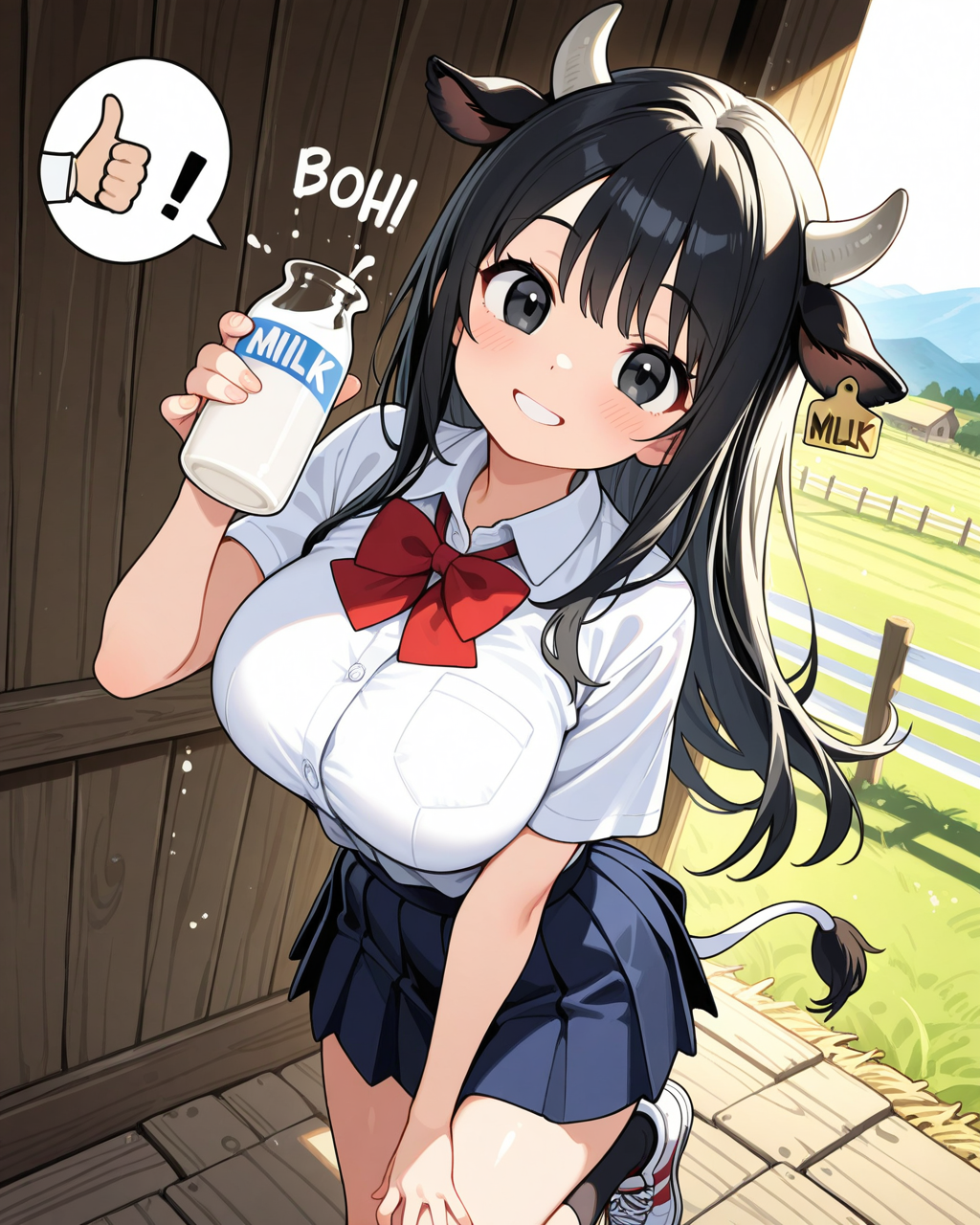 【私立ほるすたいん学園】今日はビン牛乳の日