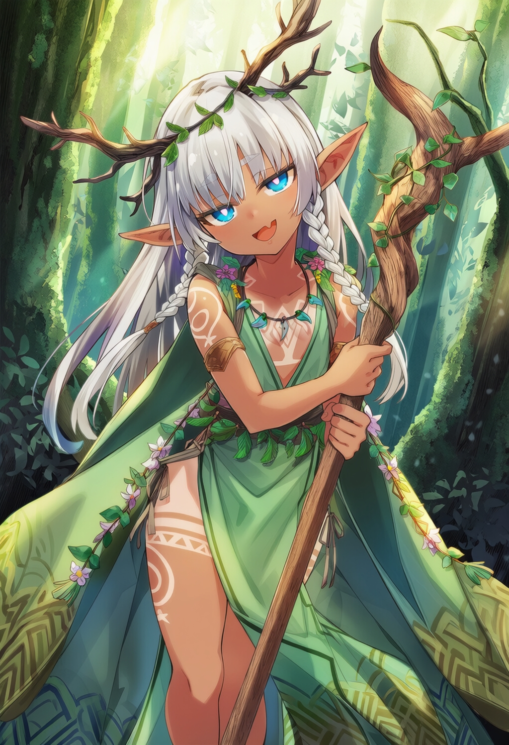 褐色メスガキドルイドちゃん