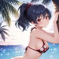 ビーチで春の水着 Z401 6枚目