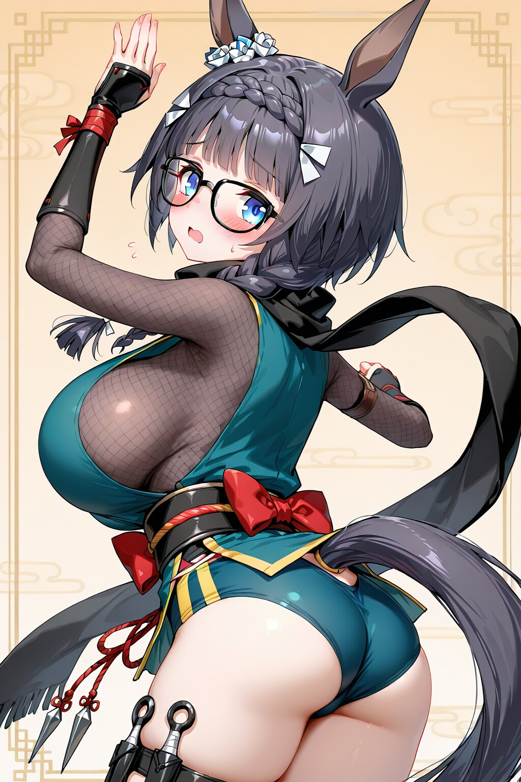 新衣装検討中？忍ルマウマ娘ゼンノロブロイさん