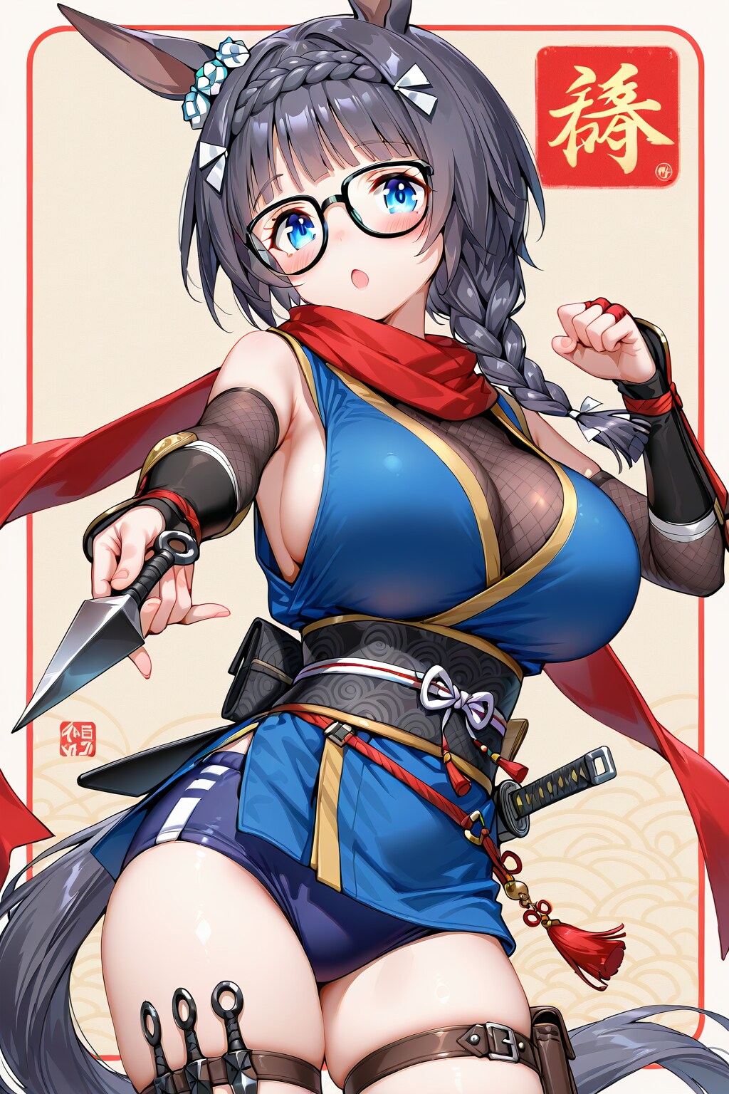 新衣装検討中？忍ルマウマ娘ゼンノロブロイさん