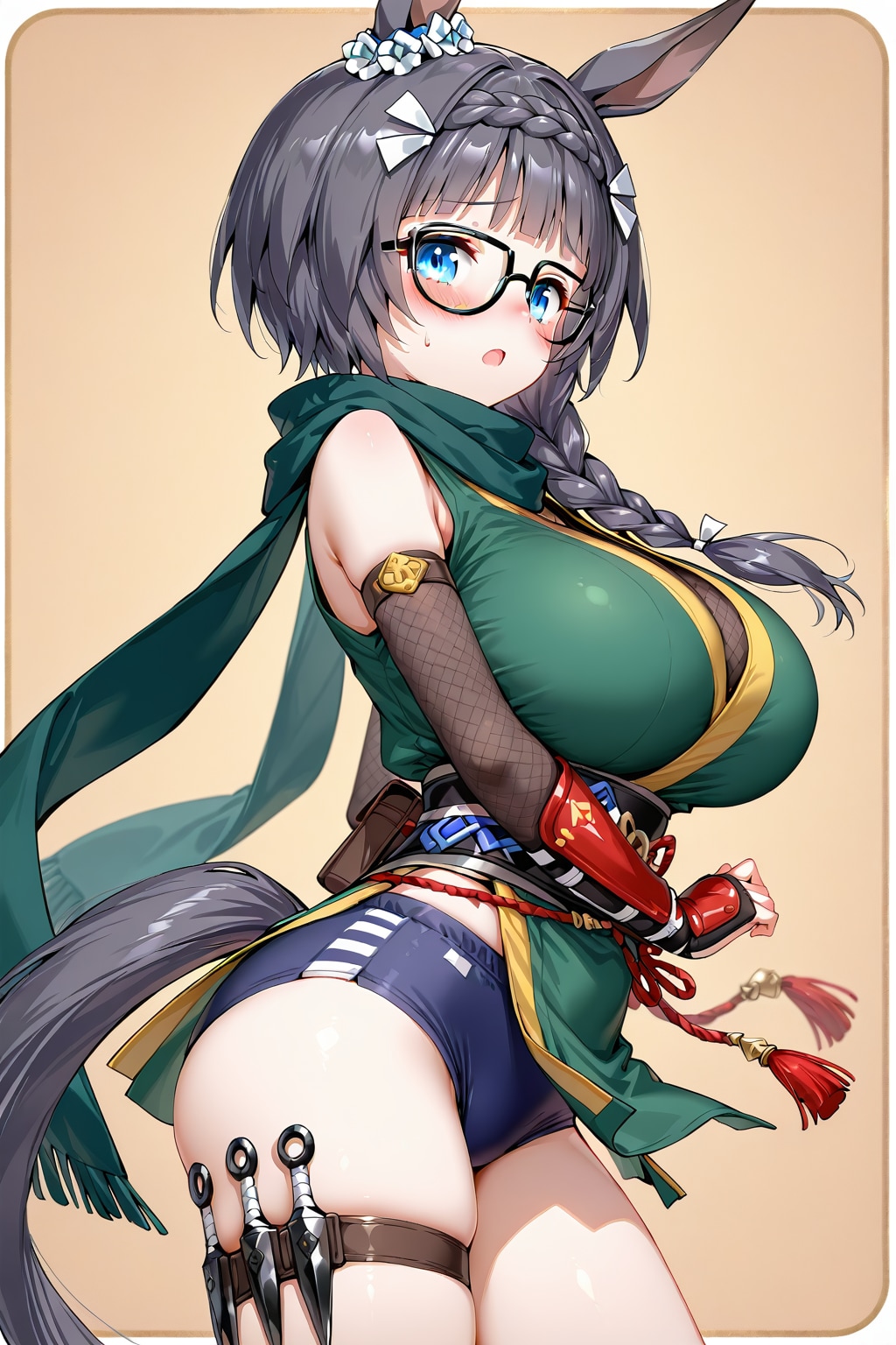 新衣装検討中？忍ルマウマ娘ゼンノロブロイさん