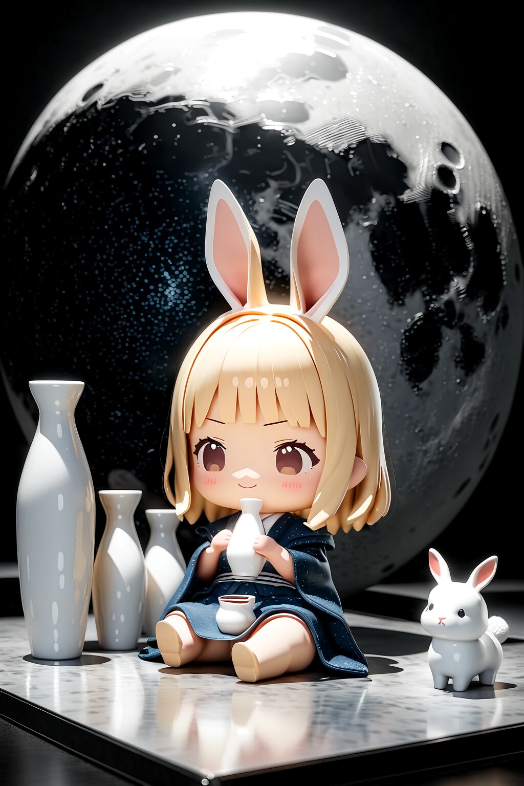 月面うさぎちゃんフィギュア