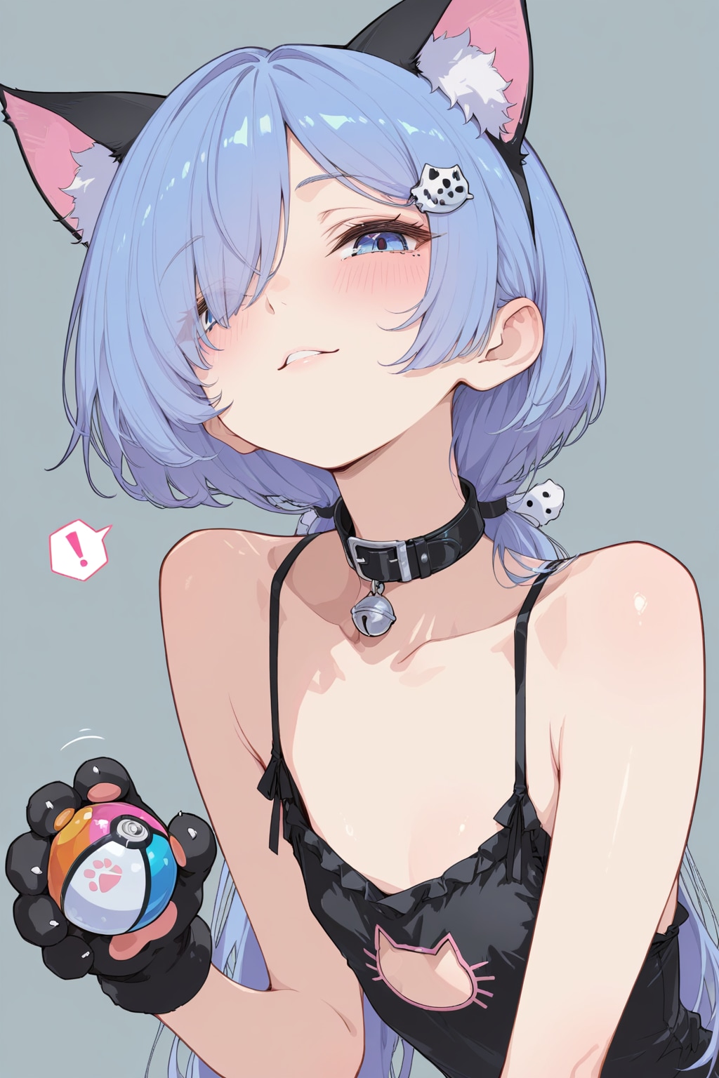 APRICOTちゃんの次の子を捕まえる練習をしているさくら