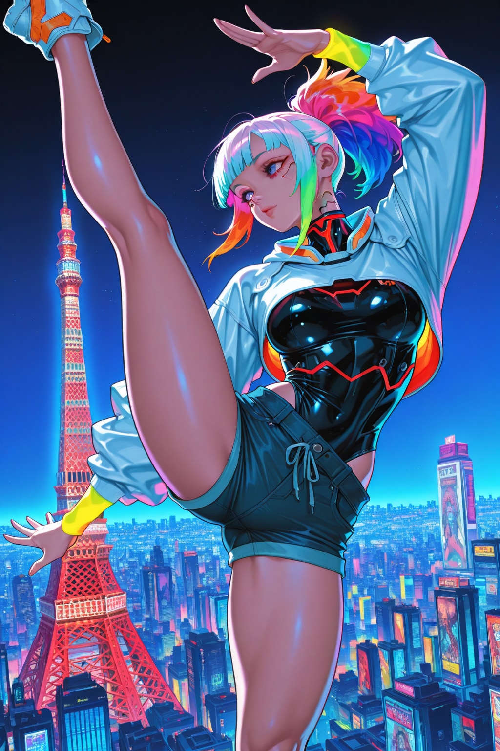 踊る女の子