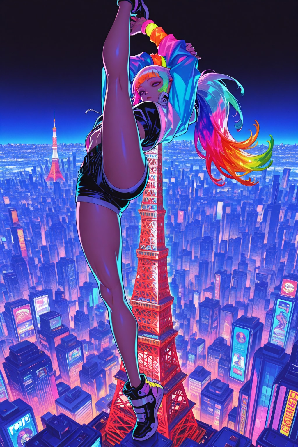 踊る女の子