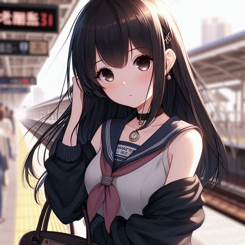 なんで見てるのよぉ...