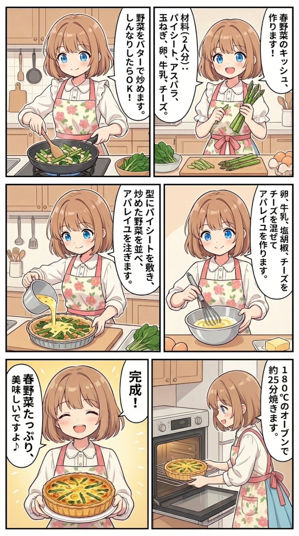春野菜のキッシュ