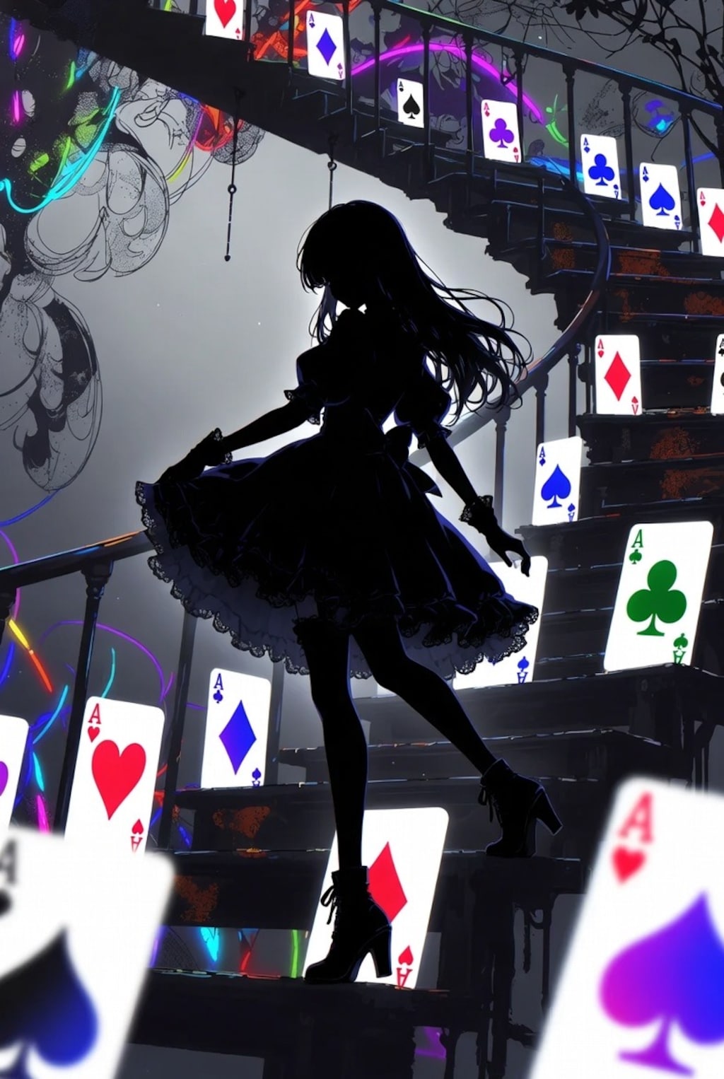 Gothic Lolita Alice in wonder Land