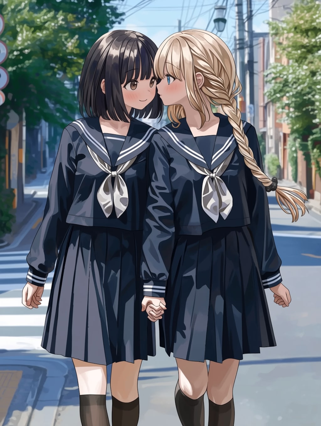 キスしたい二人のJK86