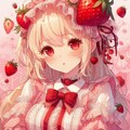 いちごの擬人化娘 2枚目