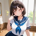 制服の王道セーラー服ドヤ顔お姉やん✨ 2枚目