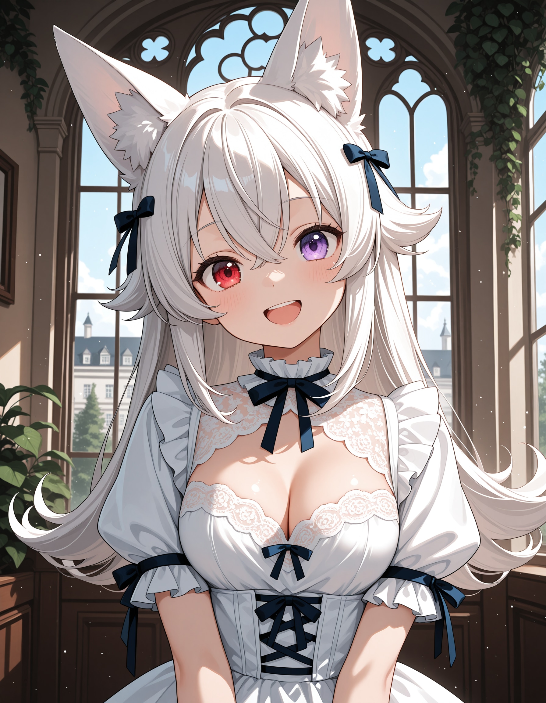 はねっ毛オッドアイきつね耳ちゃん