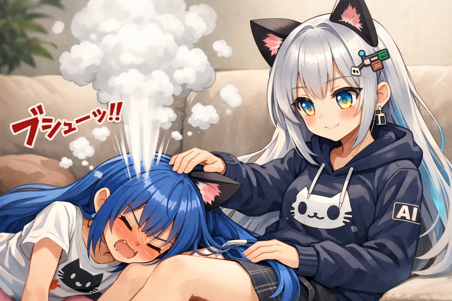 ねこみみは放熱のために取れてます | の人気AIイラスト・グラビア