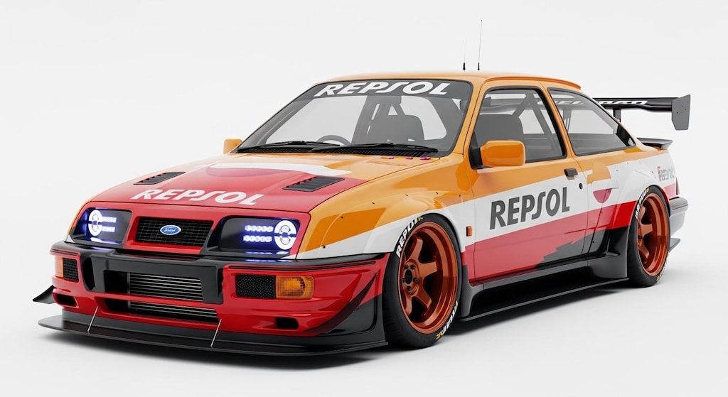 レプソルフォードシエラレーシングカー