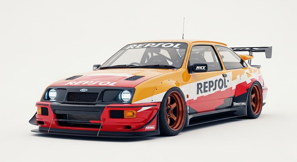 レプソルフォードシエラレーシングカー