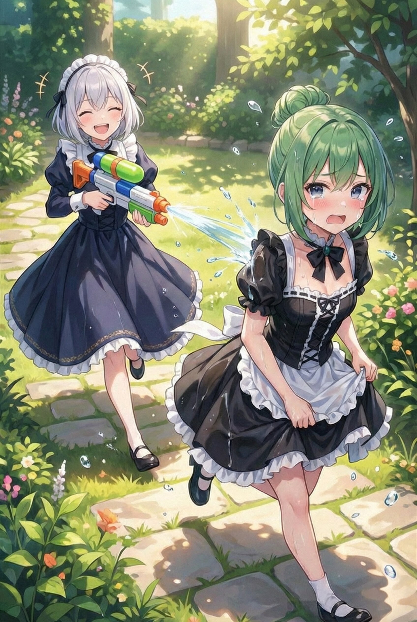 ずぶ濡れ幸子と幸せヘビ神様