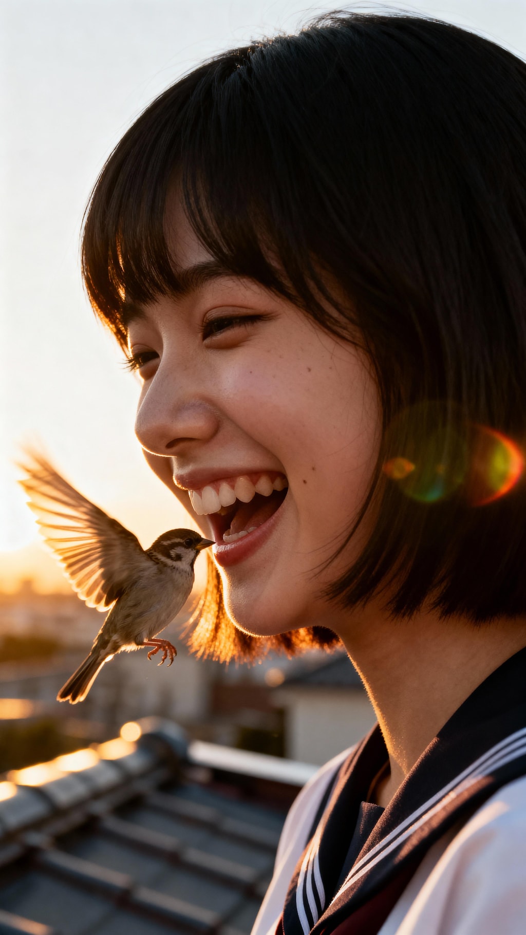 A Moment with the Sparrow