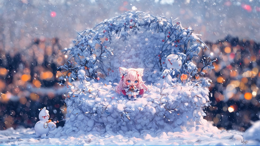 雪の妖精の日常