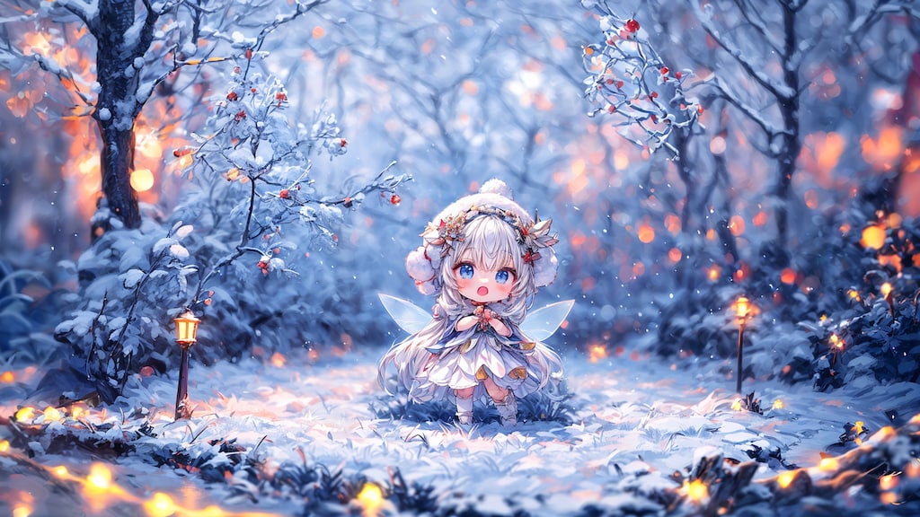 雪の妖精の日常