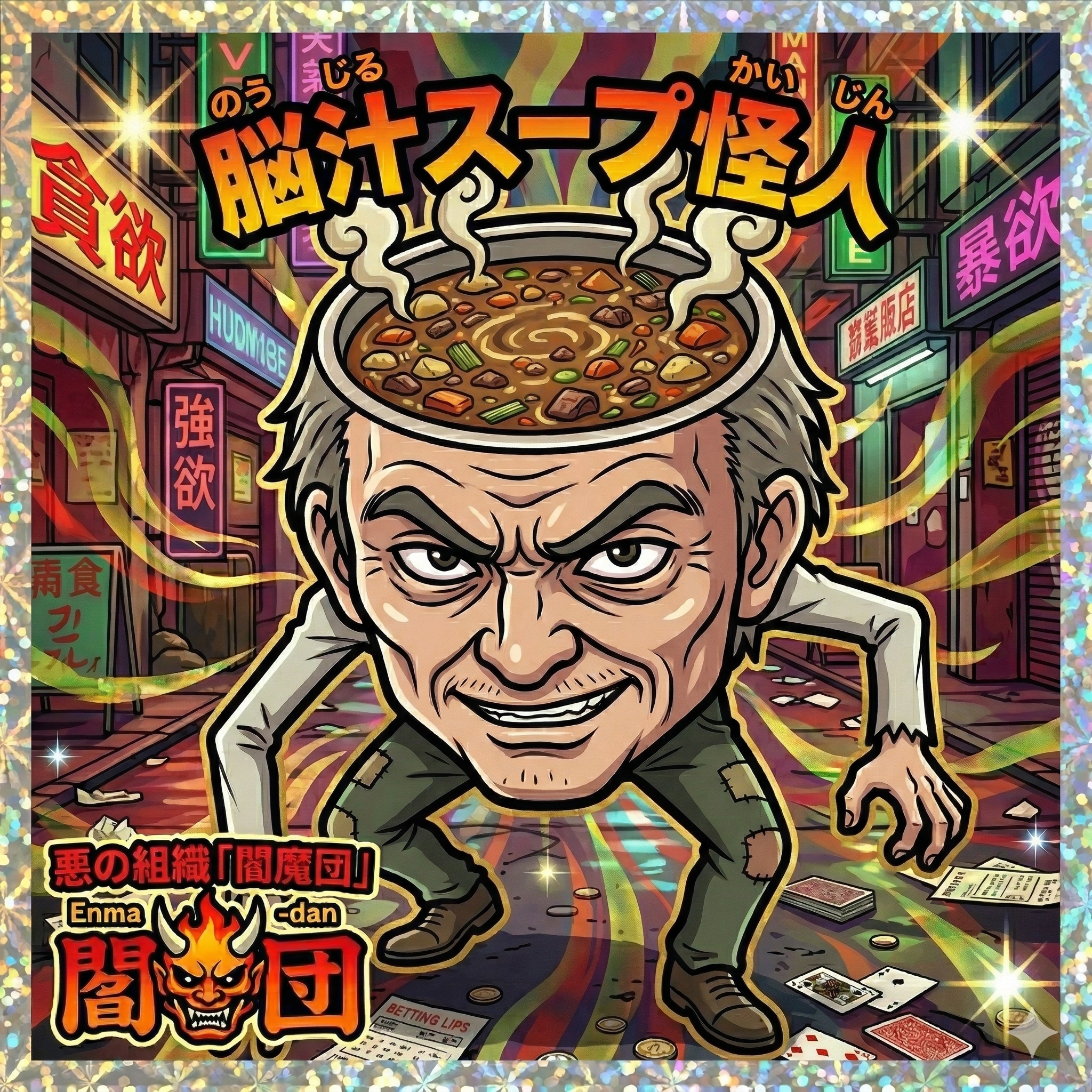 脳汁スープ怪人シール | の人気AIイラスト・グラビア