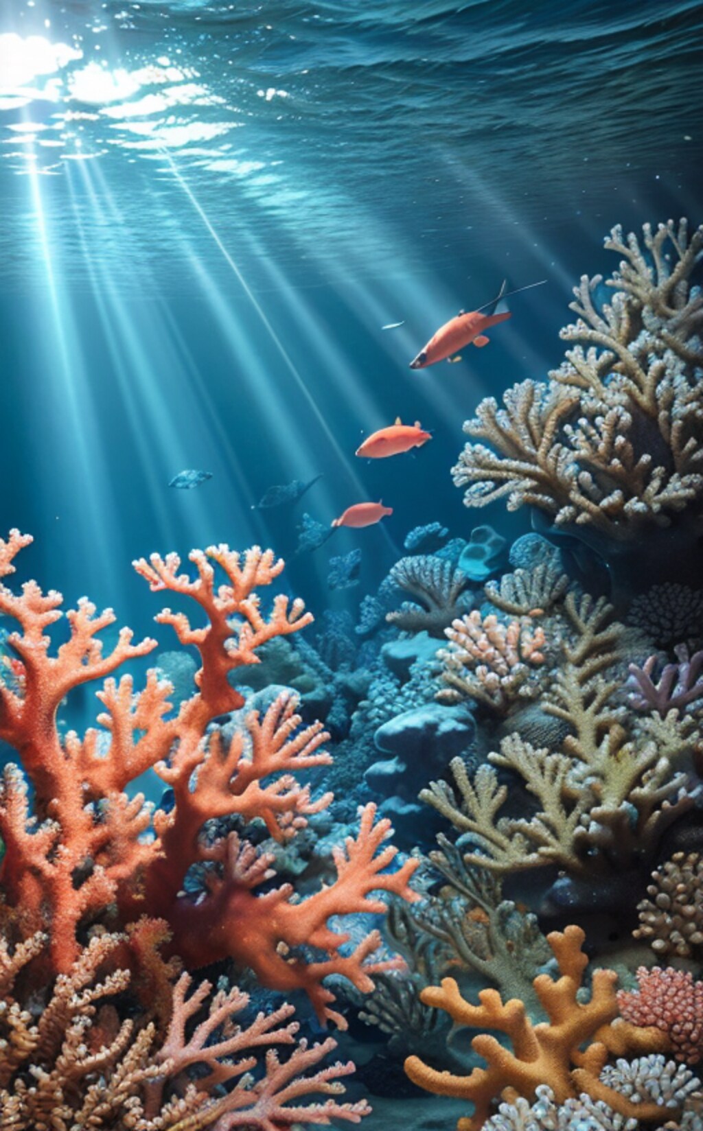 サンゴ礁のきれいな海