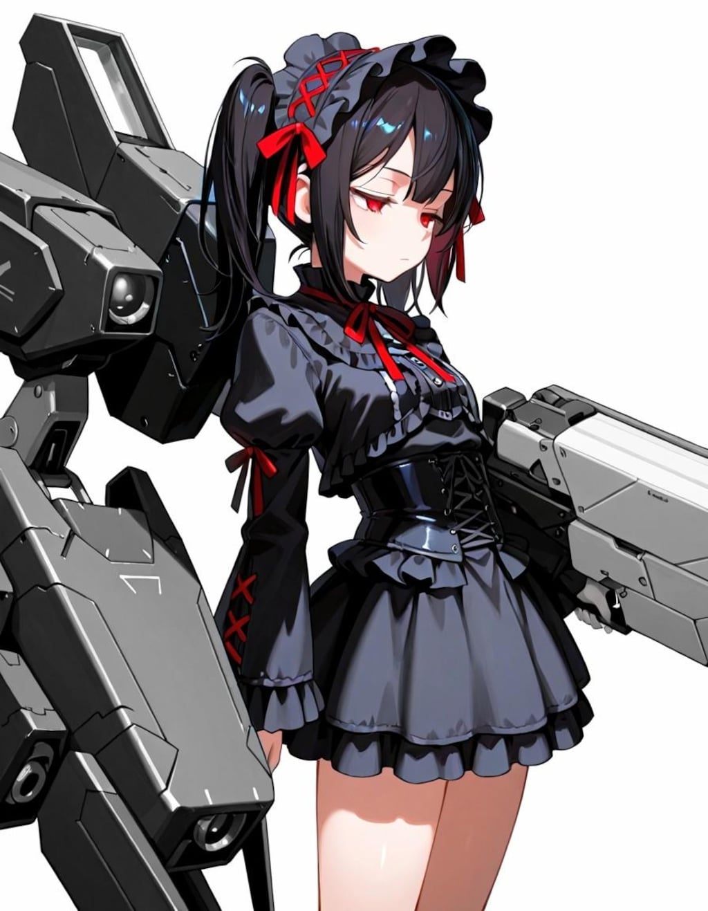 プロトタイプ・ゴスロリ型黒髪ツインテお姉やん