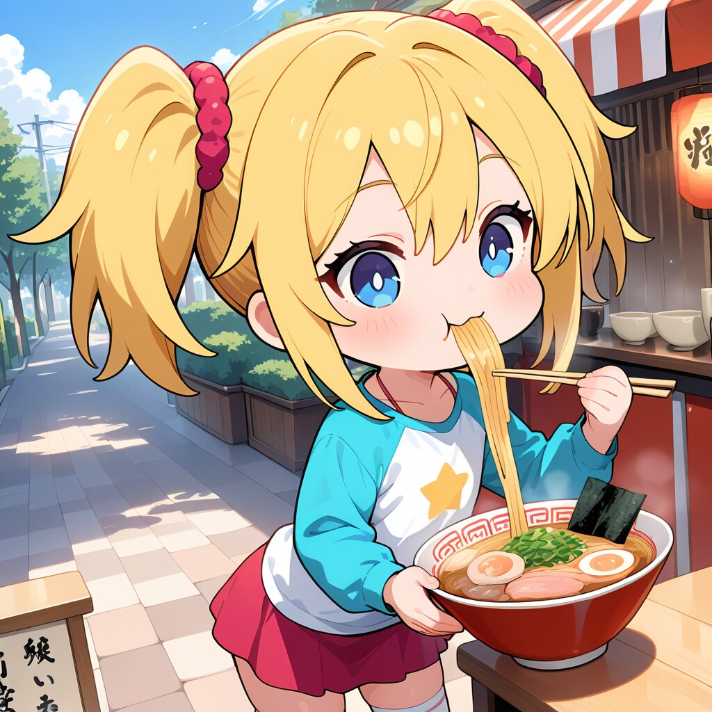 屋台の立ち食いラーメン | の人気AIイラスト・グラビア