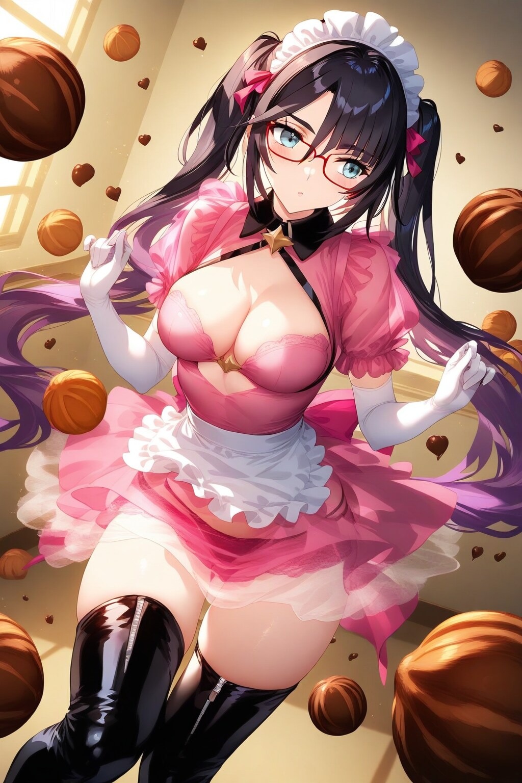 クルミ毬人形(監督、このポーズでキープは辛いんですけど)