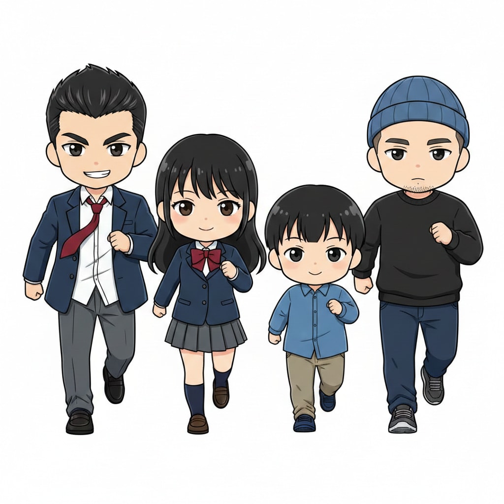 4人組 69 | の人気AIイラスト・グラビア